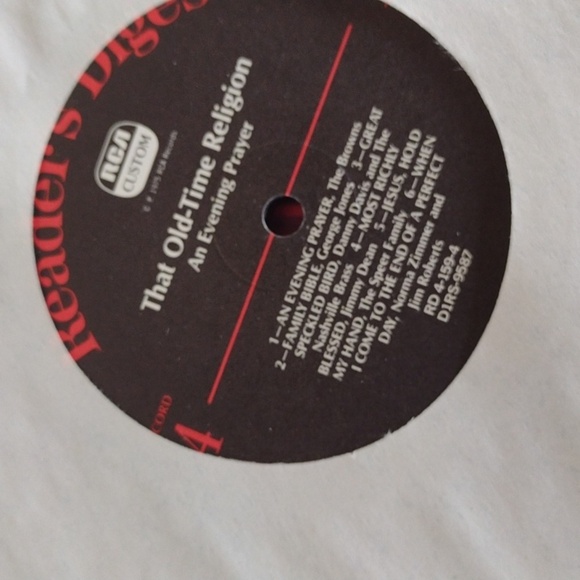 RCA Custom Vinyl Record Set-Old-Time Religion (4) - Picture 9 of 10